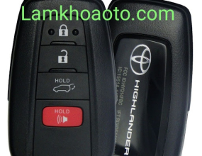 Chìa khoá Toyota Highlander 